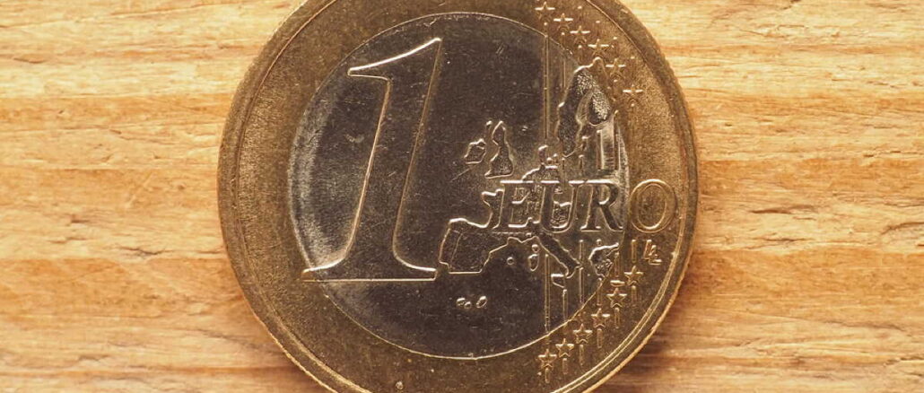 1 Euro coin common side, currency of Europe 1 euro kaufen