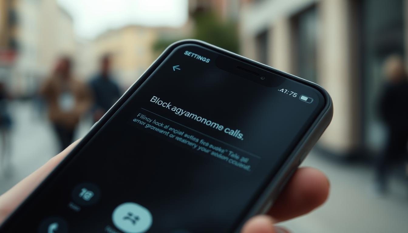 Wie kann ich anonyme Anrufe blockieren