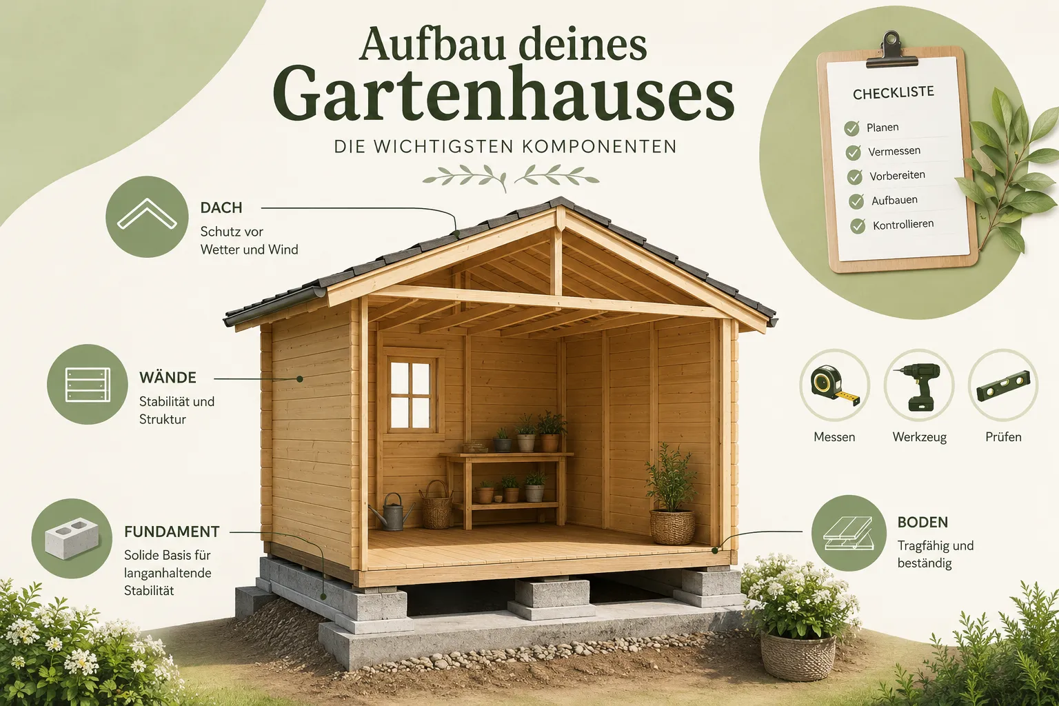 Was du beim Kauf eines Gartenhauses aus Holz beachten solltest 1 Gartenhaus Holz kaufen: Worauf achten?