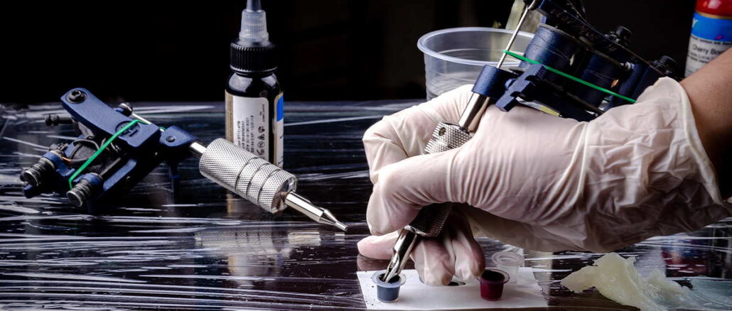 tattoo maschine farbe